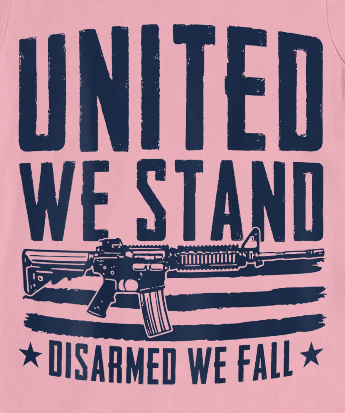 united we stand disarmed we fall T-Shirt, Women T-Shirt