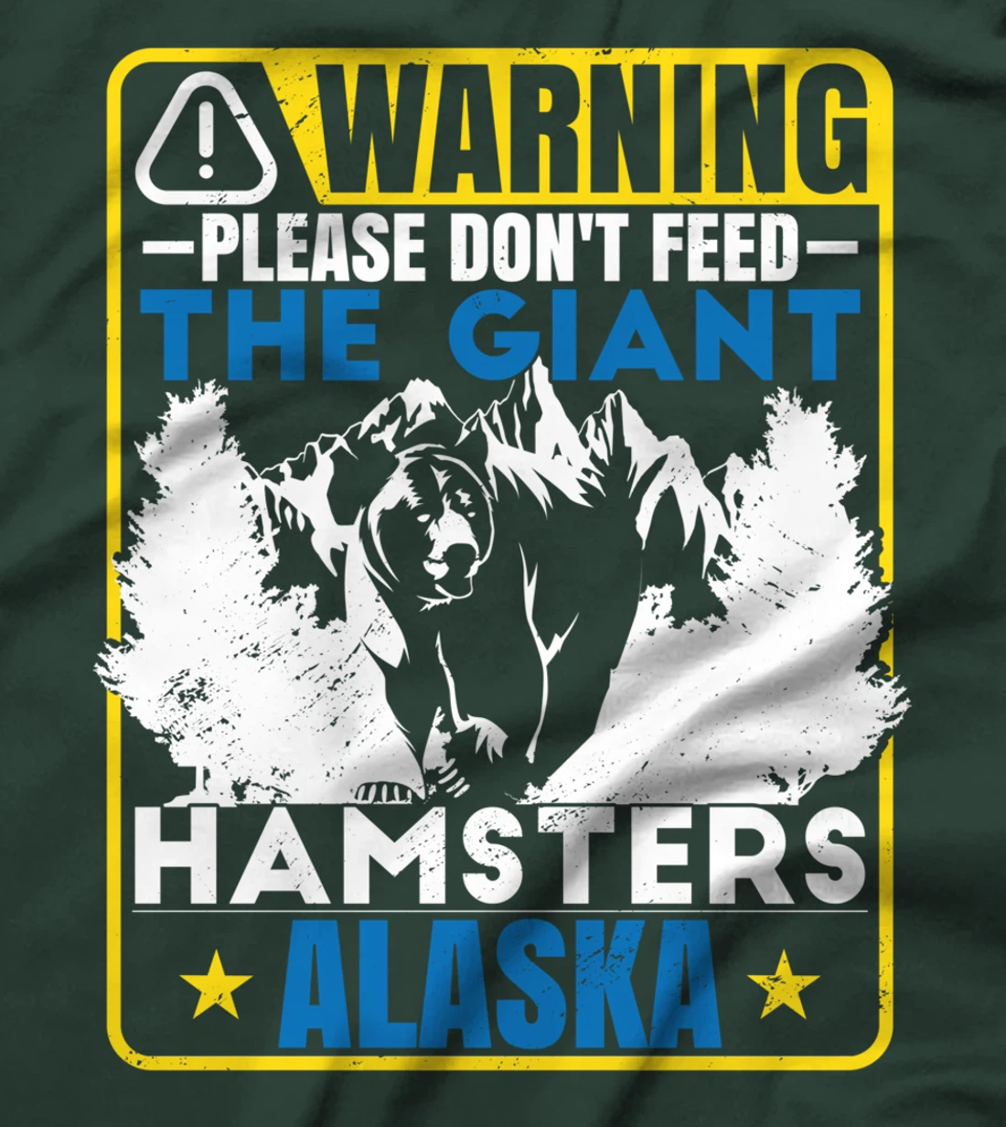 Funny Alaska Grizzly Brown Kodiak Bear T-Shirt