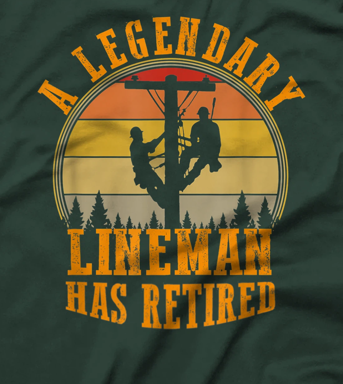 Legendary Lineman Has Retired Funny Retirement Party Costume T-Shirt, Women T-Shirt