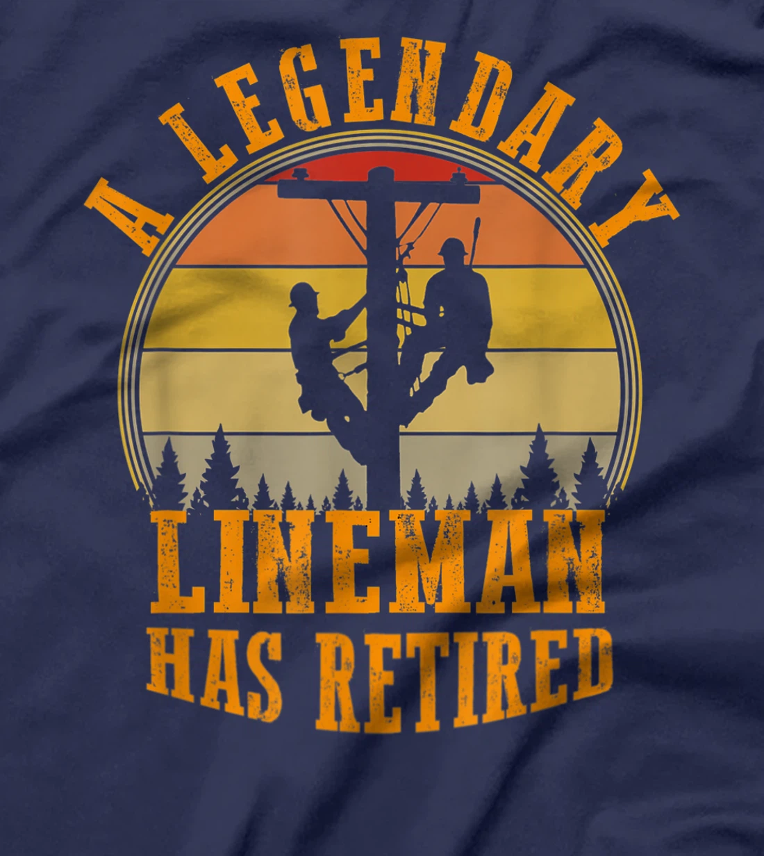Legendary Lineman Has Retired Funny Retirement Party Costume T-Shirt, Women T-Shirt