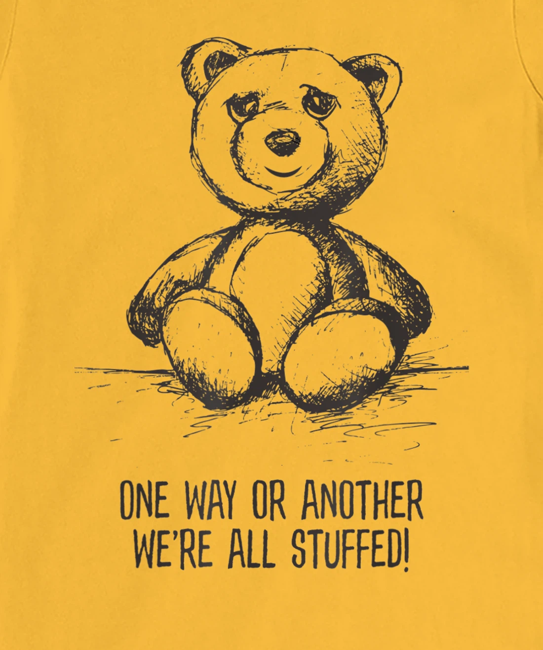 We're all stuffed funny teddy political humor hipster bear T-Shirt, Women T-Shirt