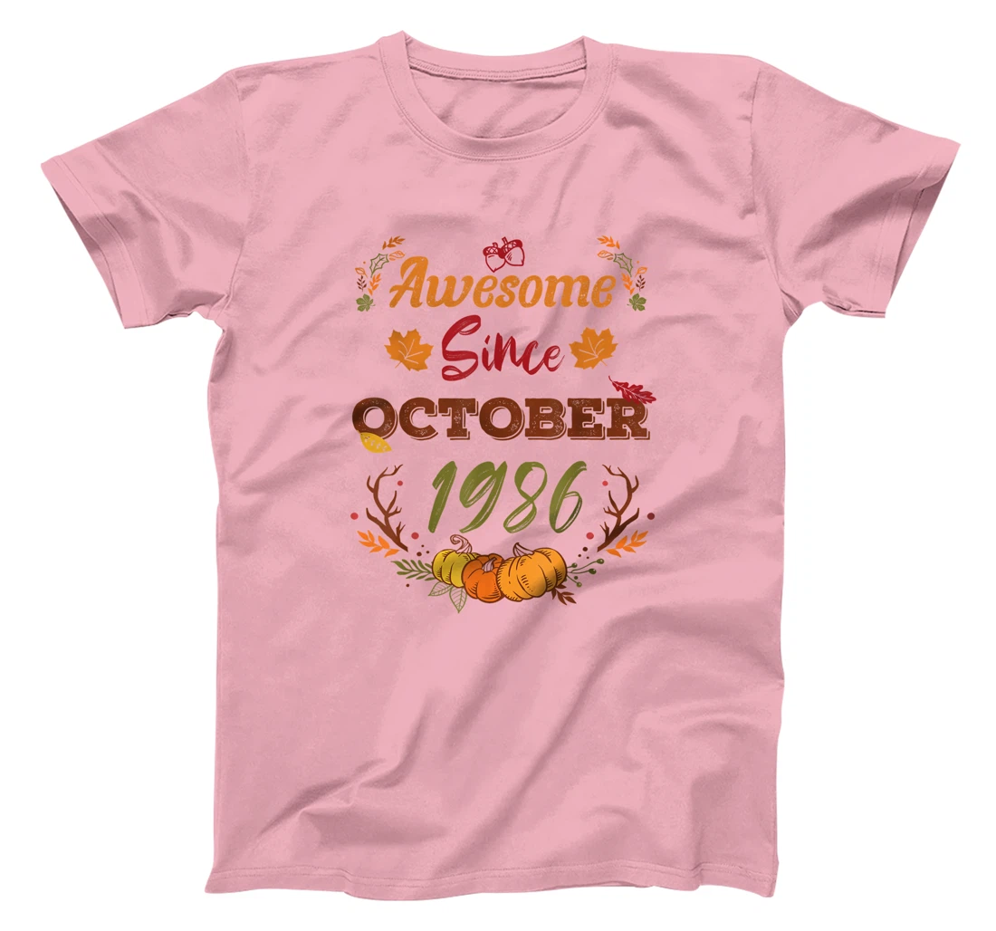 36 Years Old, Awesome Since October 1986 shirt, 36th year T-Shirt, Women T-Shirt