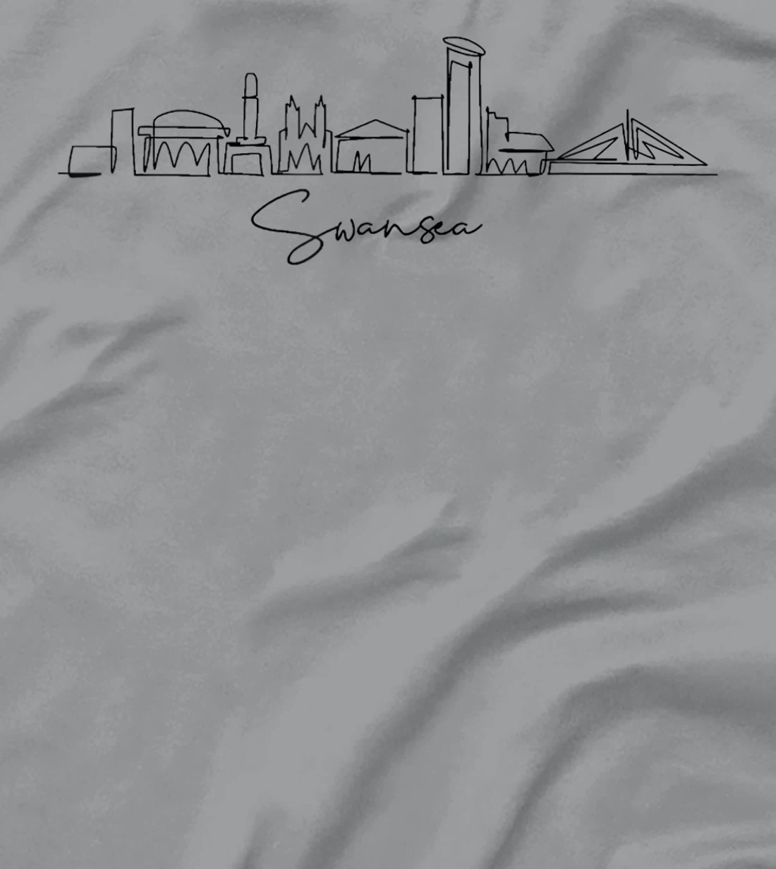 city skyline travel souvenir tourist Swansea Arizona T-Shirt, Kid T-Shirt and Women T-Shirt
