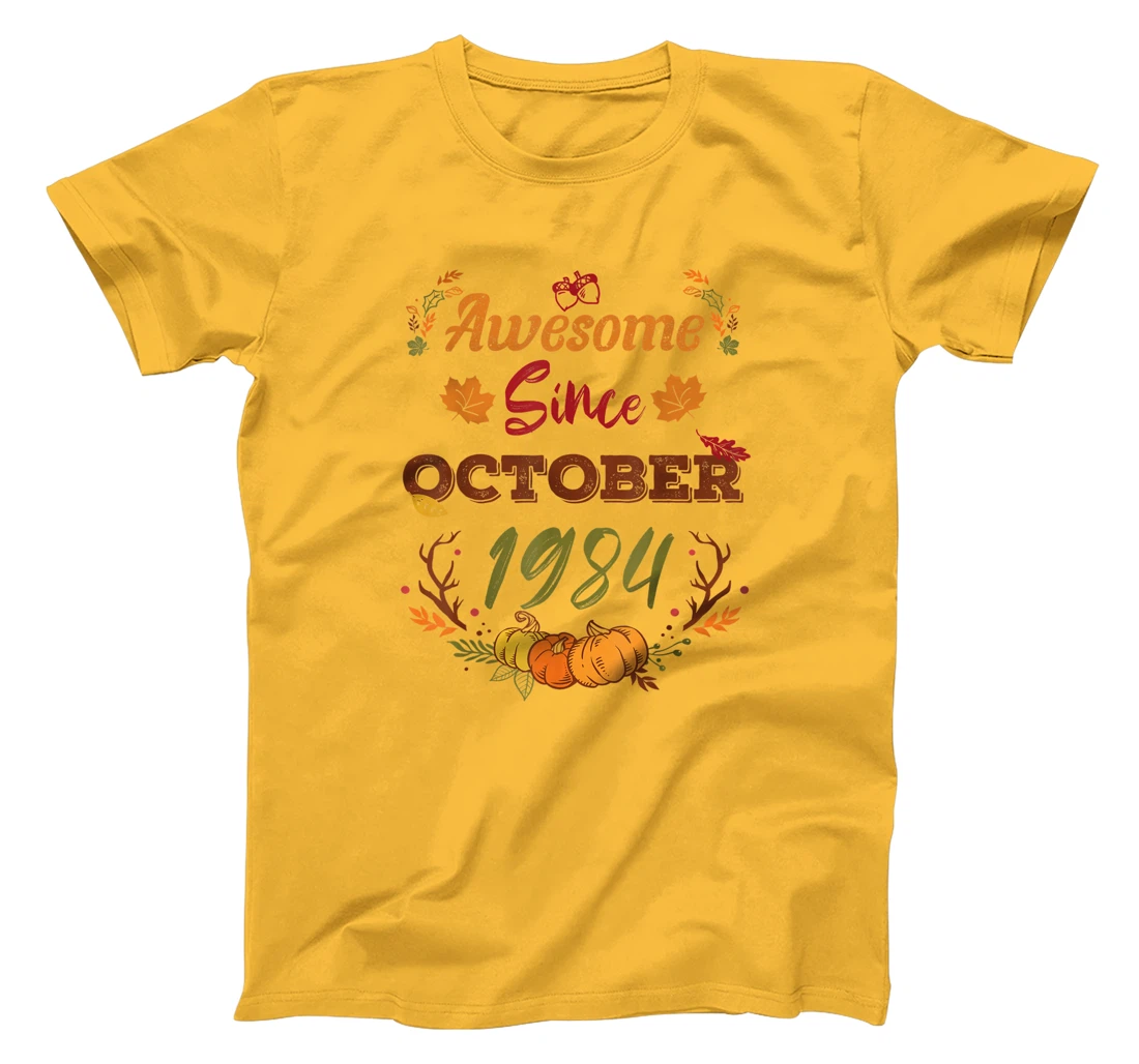 38 Years Old, Awesome Since October 1984 shirt, 38th year T-Shirt, Women T-Shirt