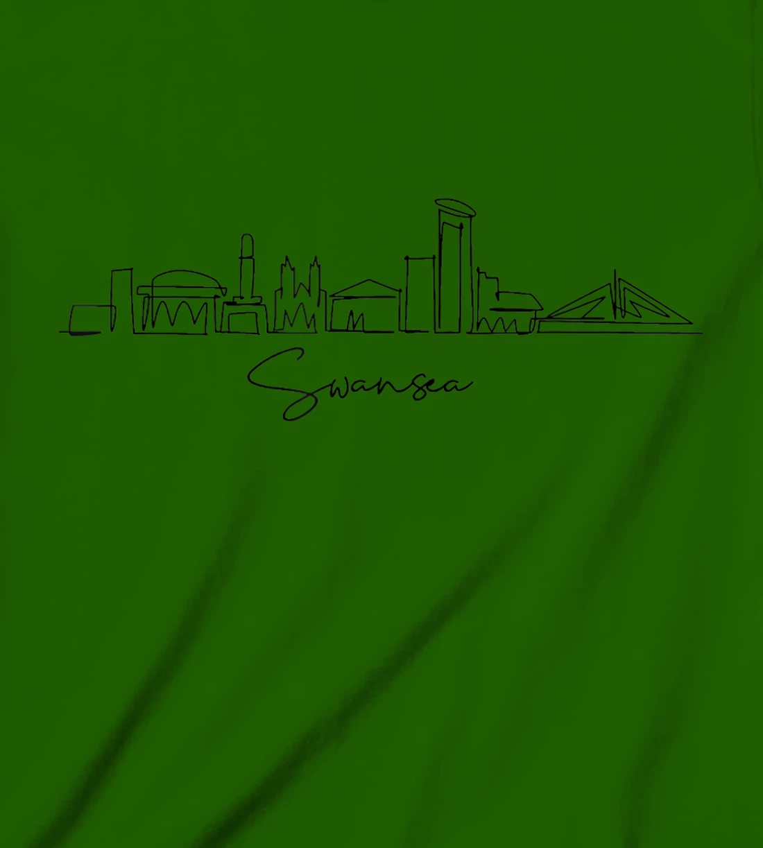 city skyline travel souvenir tourist Swansea Arizona T-Shirt, Kid T-Shirt and Women T-Shirt