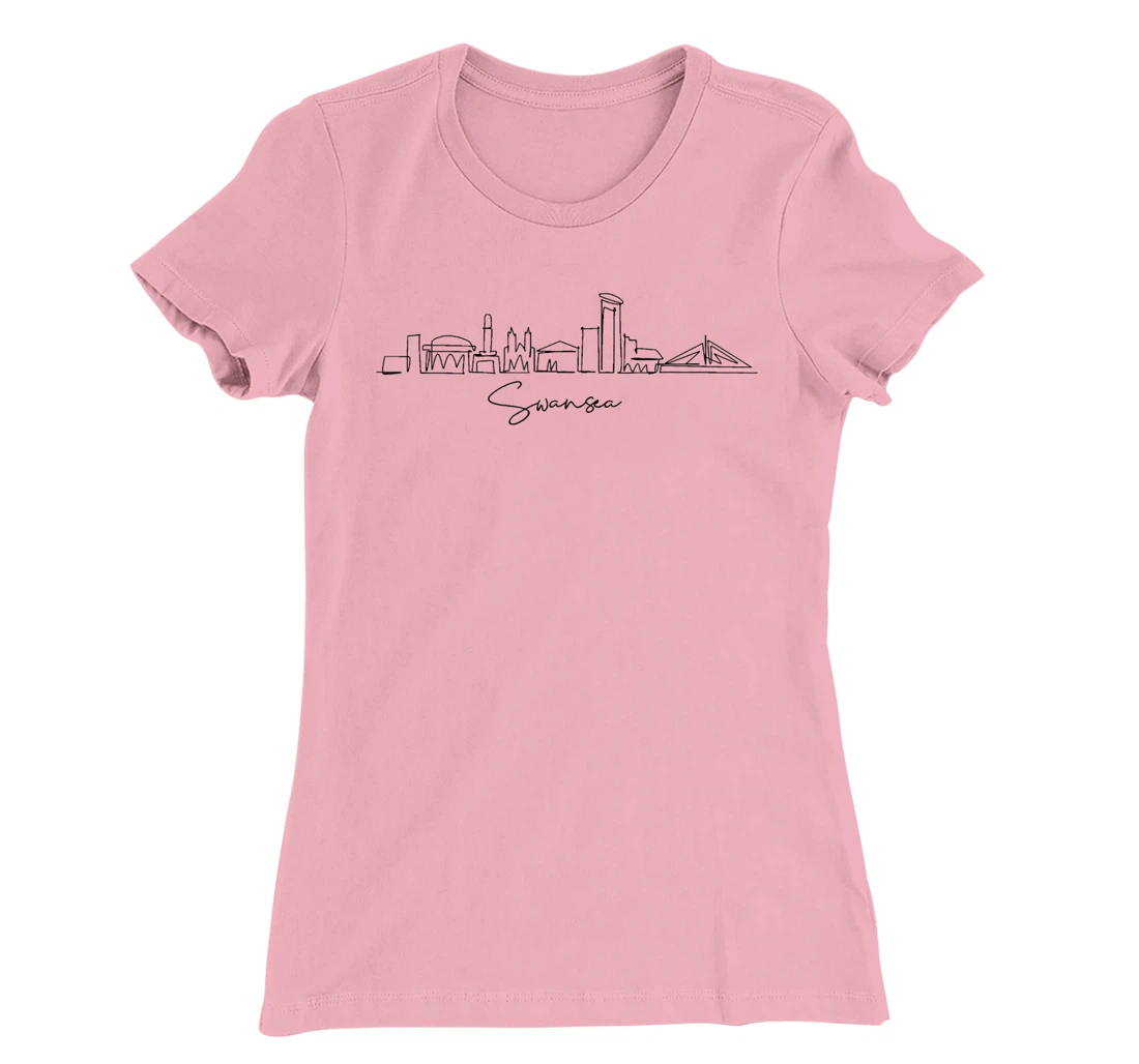 city skyline travel souvenir tourist Swansea Arizona T-Shirt, Kid T-Shirt and Women T-Shirt