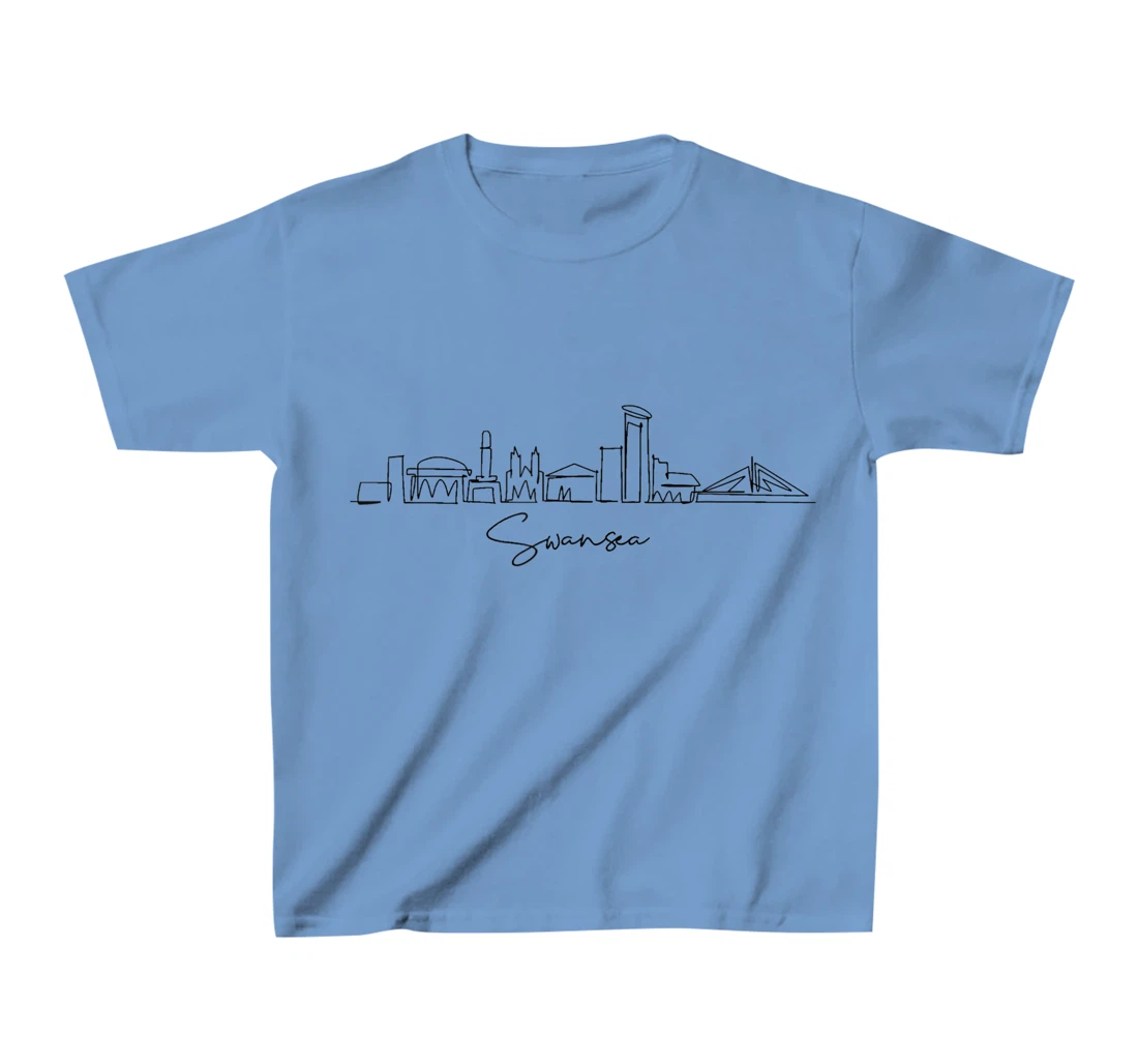 city skyline travel souvenir tourist Swansea Arizona T-Shirt, Kid T-Shirt and Women T-Shirt