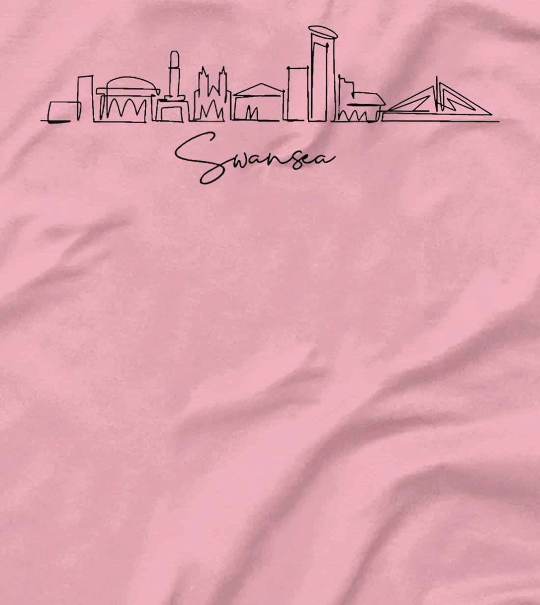 city skyline travel souvenir tourist Swansea Arizona T-Shirt, Kid T-Shirt and Women T-Shirt