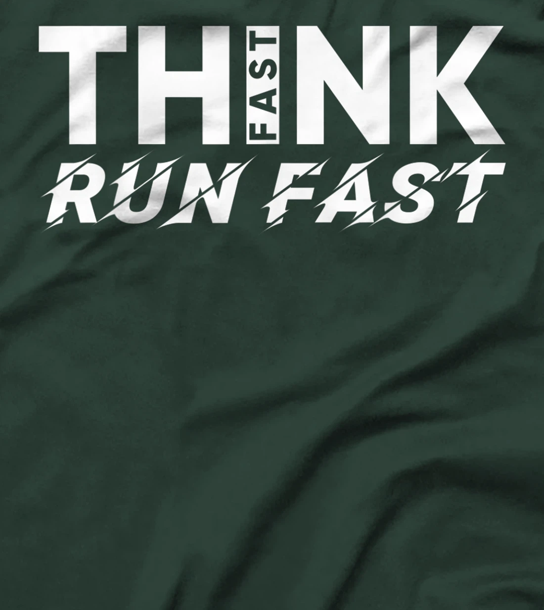 Think Fast Run Fast T-Shirt, Women T-Shirt