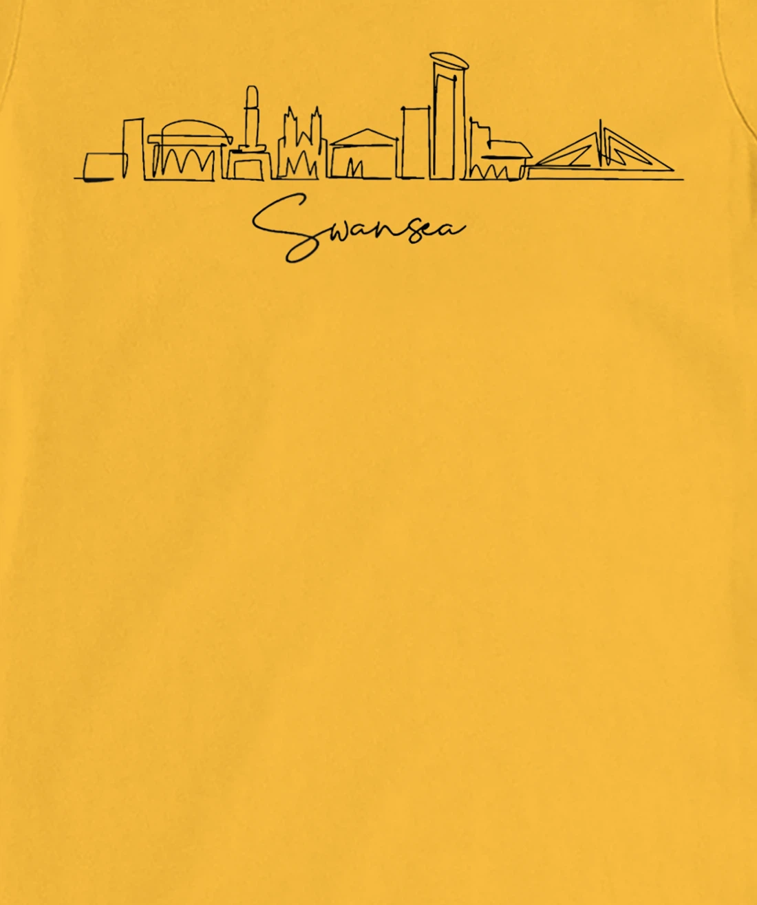 city skyline travel souvenir tourist Swansea Arizona T-Shirt, Kid T-Shirt and Women T-Shirt