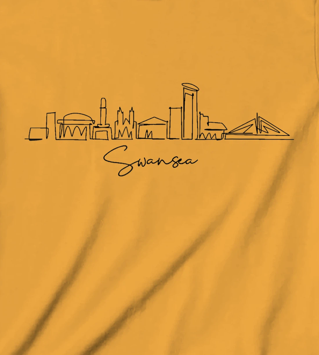city skyline travel souvenir tourist Swansea Arizona T-Shirt, Kid T-Shirt and Women T-Shirt