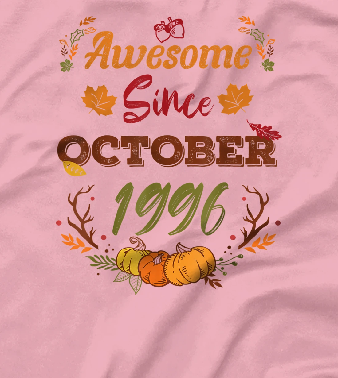 26 Years Old, Awesome Since October 1996 shirt, 26th year T-Shirt, Women T-Shirt