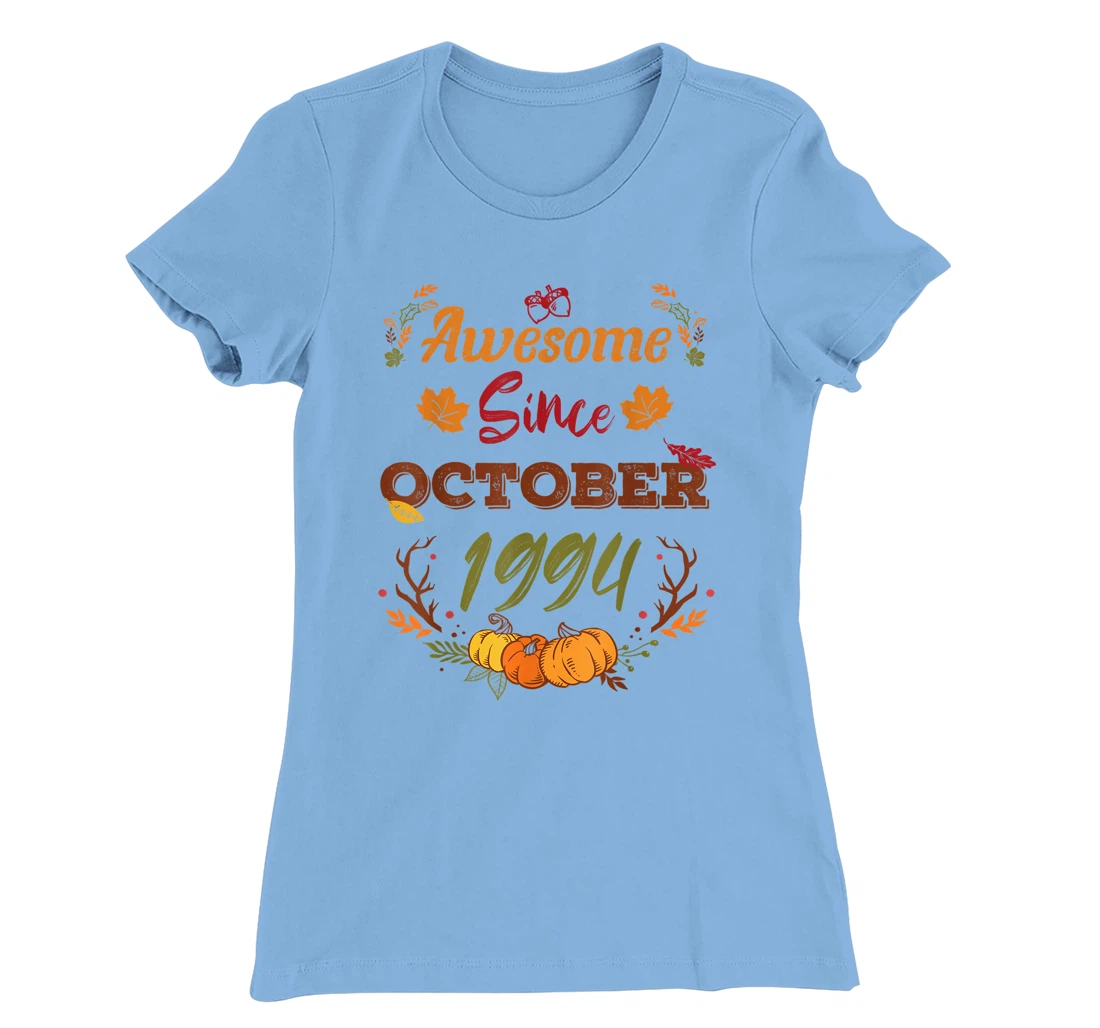 28 Years Old, Awesome Since October 1994 shirt, 28th year T-Shirt, Women T-Shirt