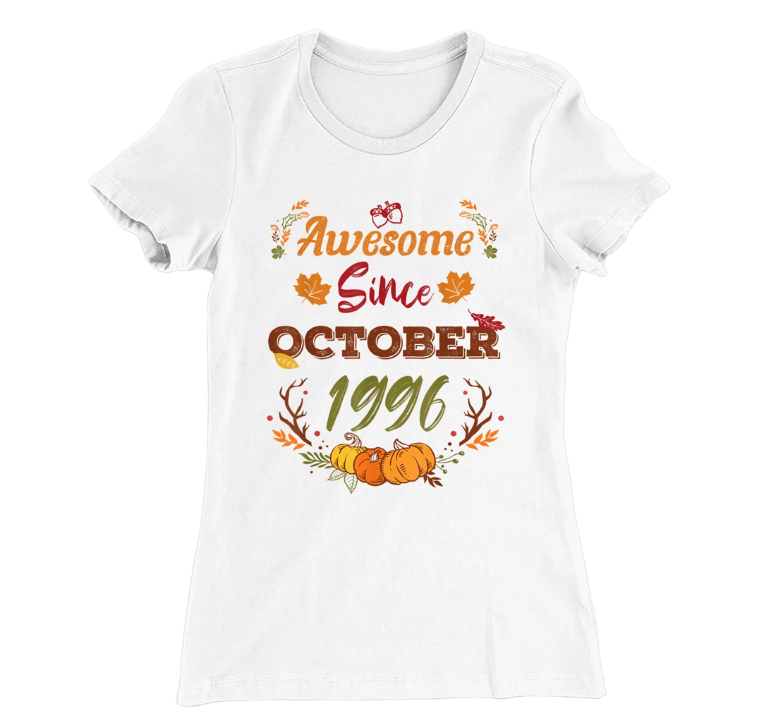 26 Years Old, Awesome Since October 1996 shirt, 26th year T-Shirt, Women T-Shirt