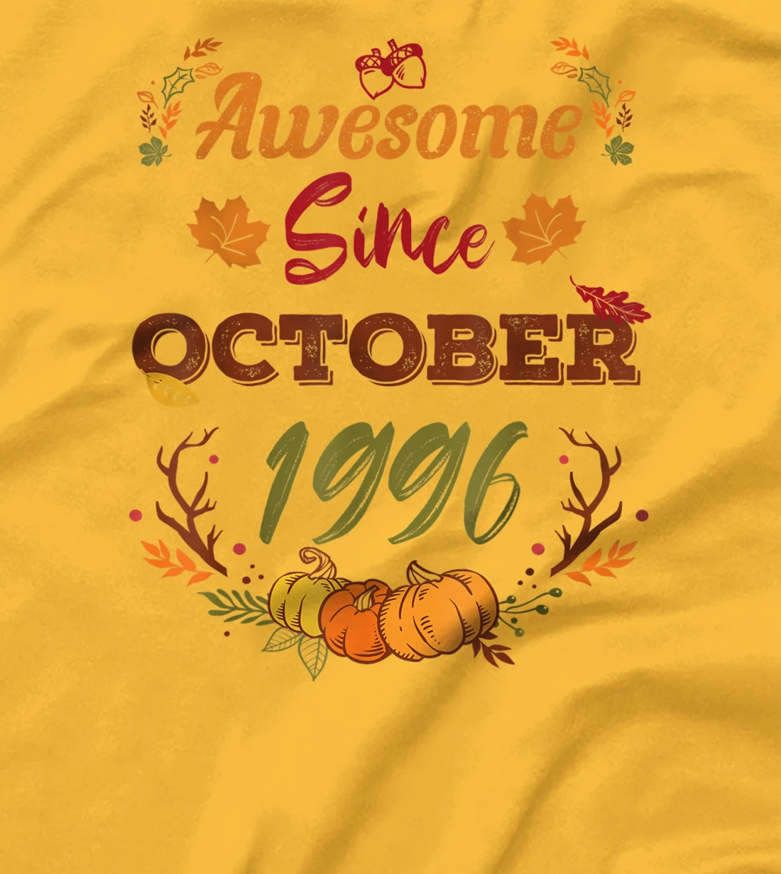 26 Years Old, Awesome Since October 1996 shirt, 26th year T-Shirt, Women T-Shirt