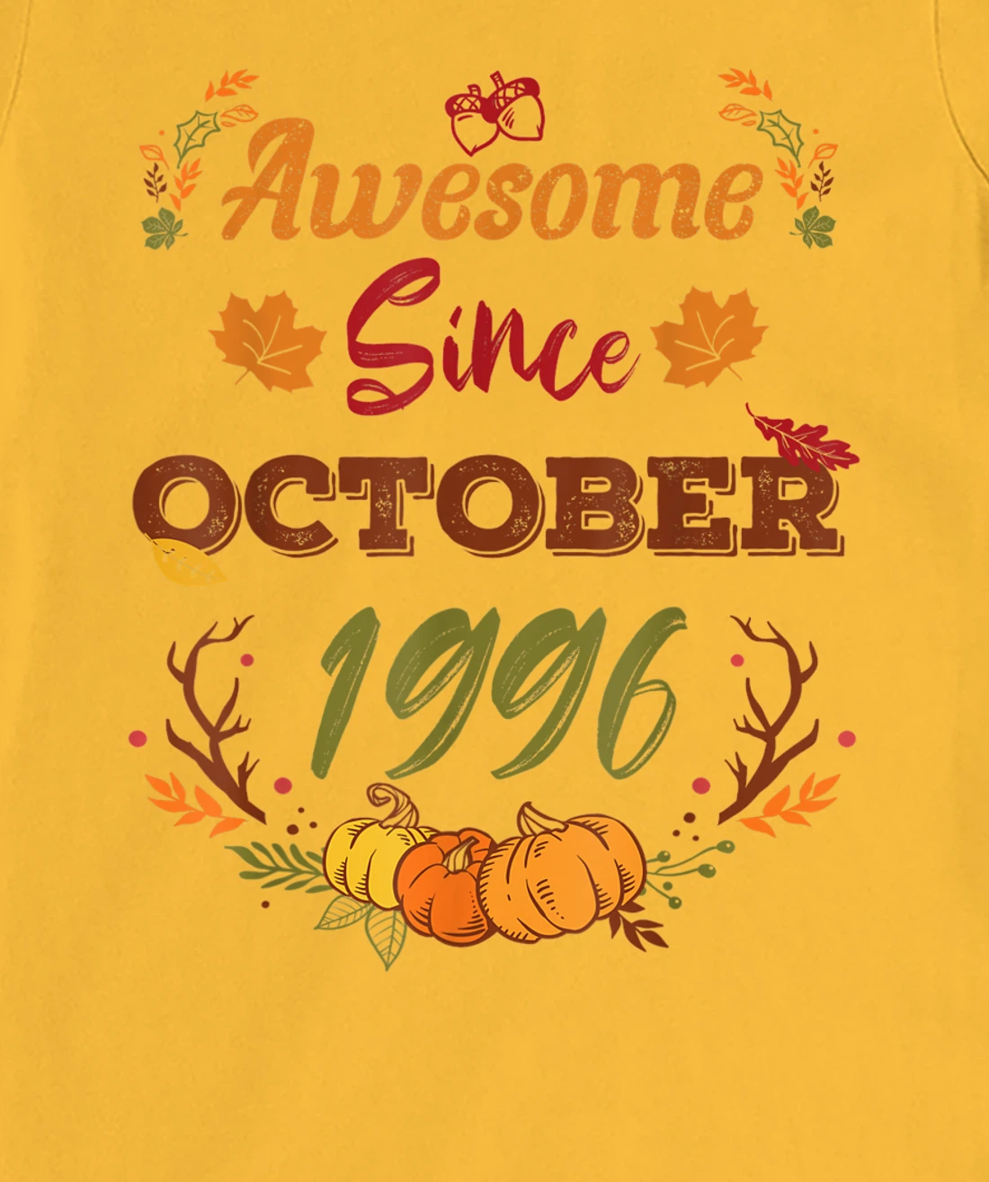 26 Years Old, Awesome Since October 1996 shirt, 26th year T-Shirt, Women T-Shirt