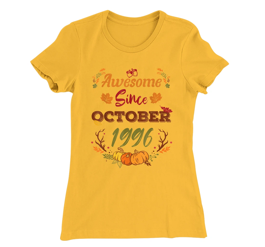 26 Years Old, Awesome Since October 1996 shirt, 26th year T-Shirt, Women T-Shirt