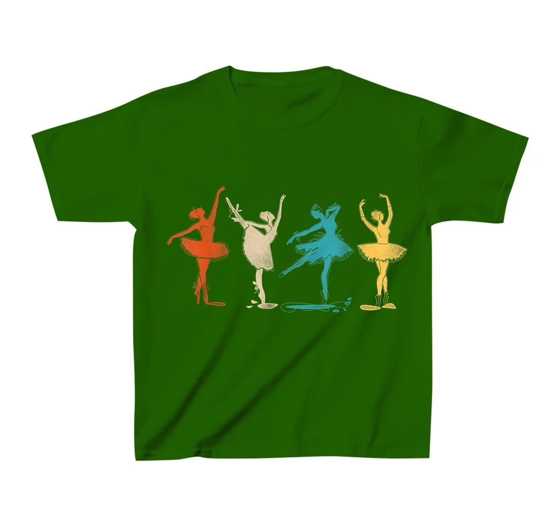 Ballet Dancer Dance Girl Ballerina Retro Vintage T-Shirt, Kid T-Shirt and Women T-Shirt