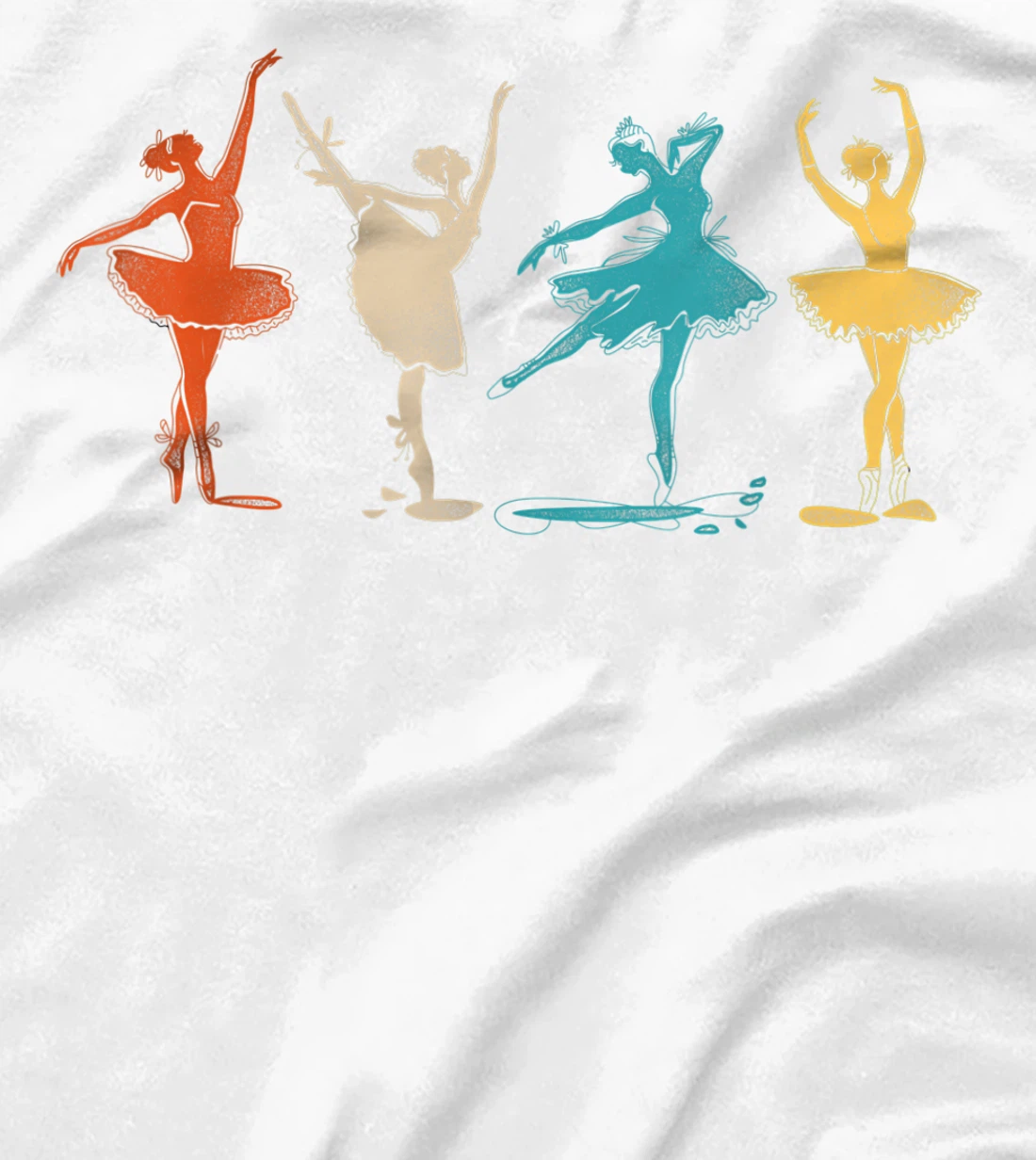 Ballet Dancer Dance Girl Ballerina Retro Vintage T-Shirt, Kid T-Shirt and Women T-Shirt