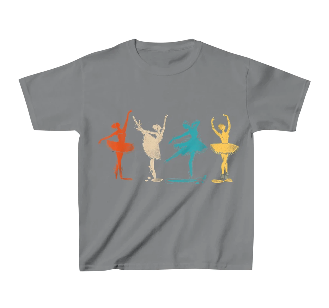 Ballet Dancer Dance Girl Ballerina Retro Vintage T-Shirt, Kid T-Shirt and Women T-Shirt