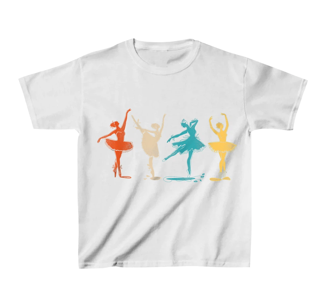 Ballet Dancer Dance Girl Ballerina Retro Vintage T-Shirt, Kid T-Shirt and Women T-Shirt