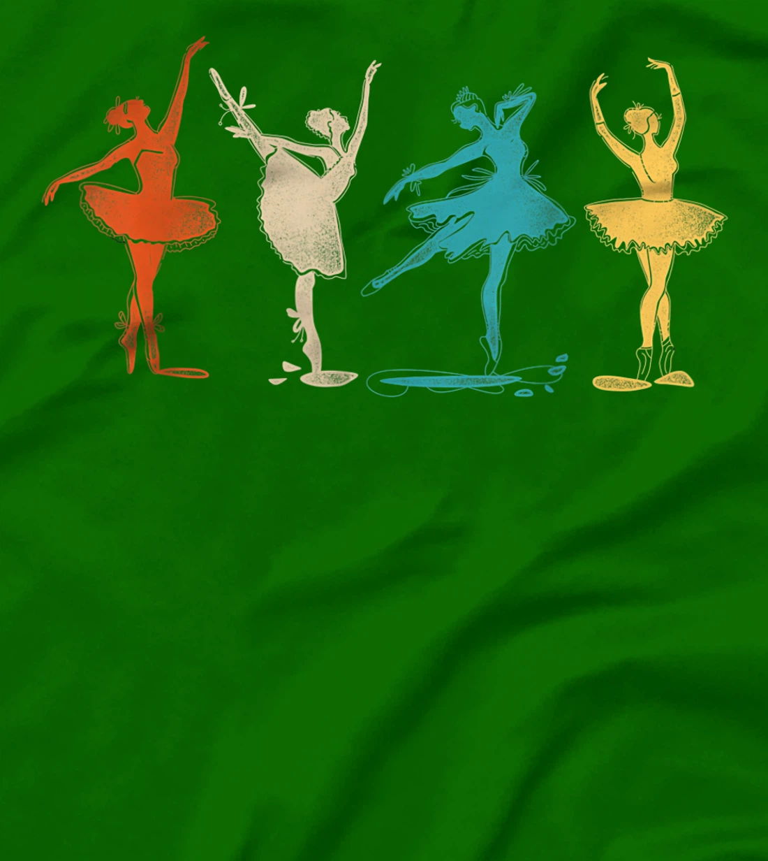 Ballet Dancer Dance Girl Ballerina Retro Vintage T-Shirt, Kid T-Shirt and Women T-Shirt