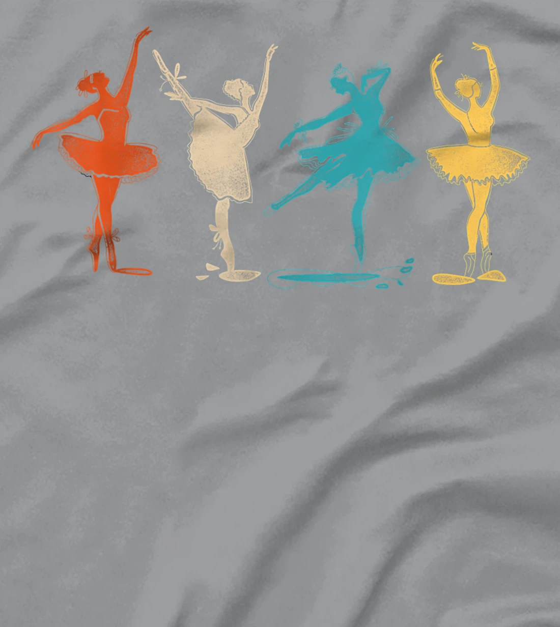 Ballet Dancer Dance Girl Ballerina Retro Vintage T-Shirt, Kid T-Shirt and Women T-Shirt