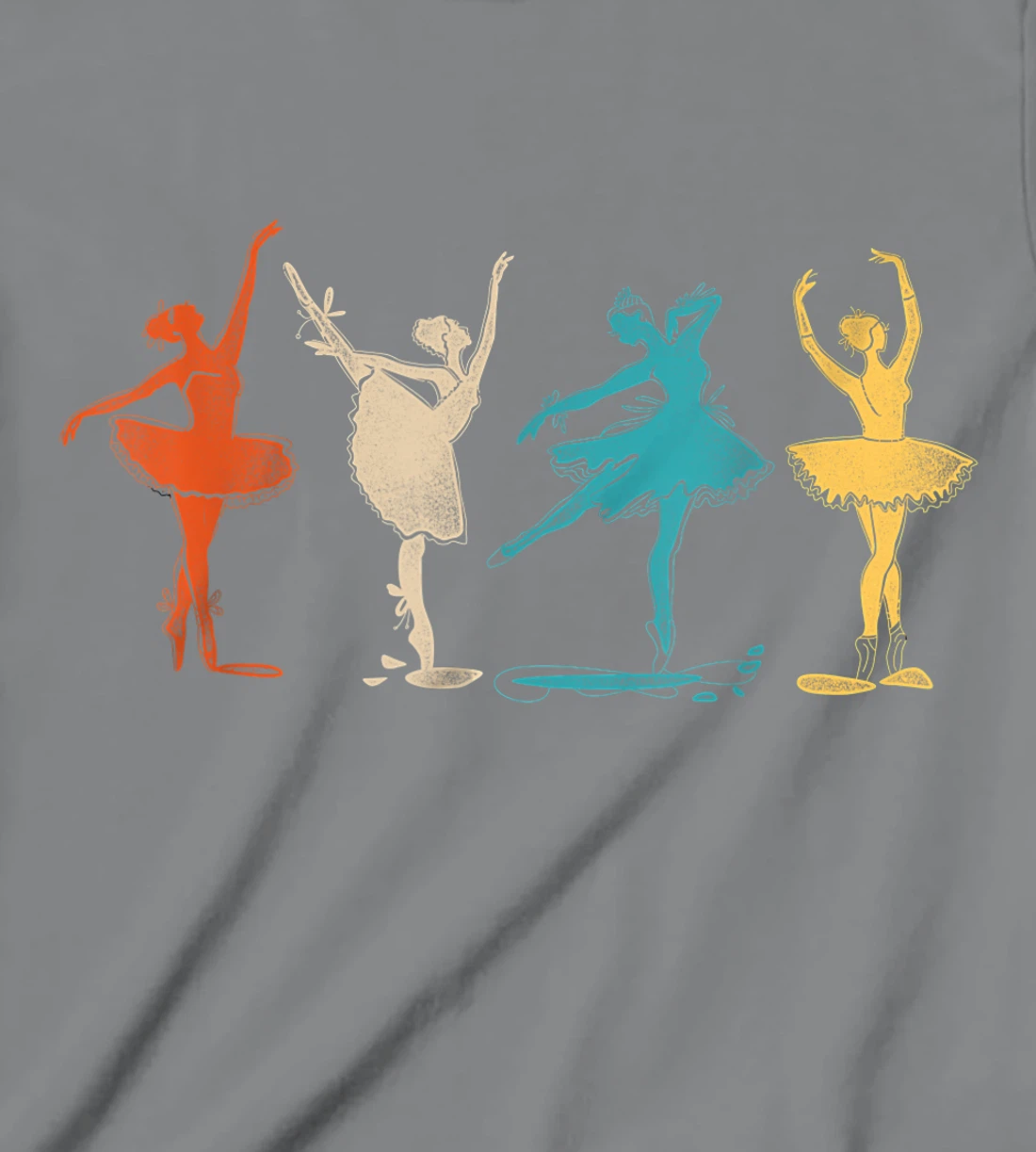 Ballet Dancer Dance Girl Ballerina Retro Vintage T-Shirt, Kid T-Shirt and Women T-Shirt