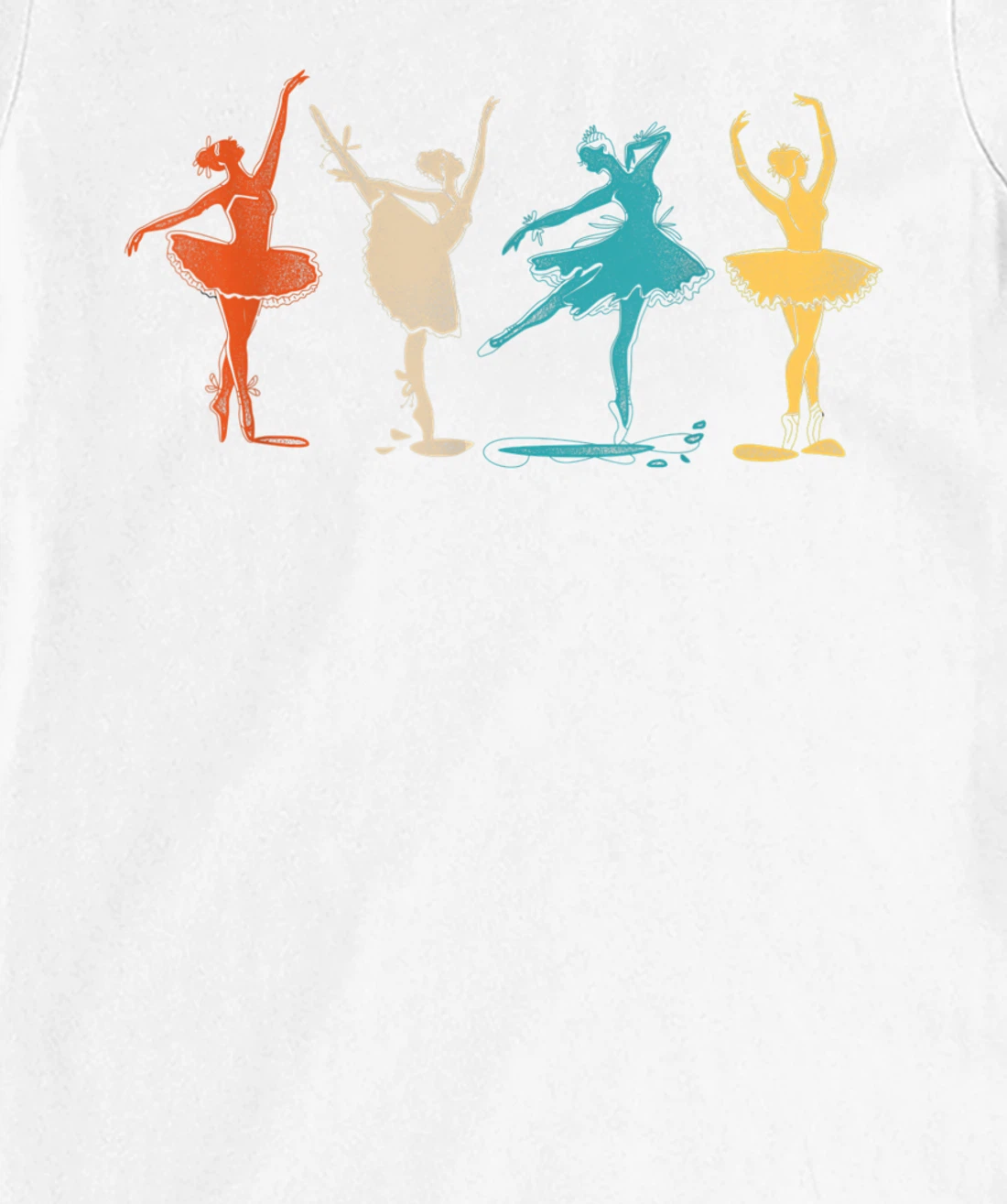 Ballet Dancer Dance Girl Ballerina Retro Vintage T-Shirt, Kid T-Shirt and Women T-Shirt