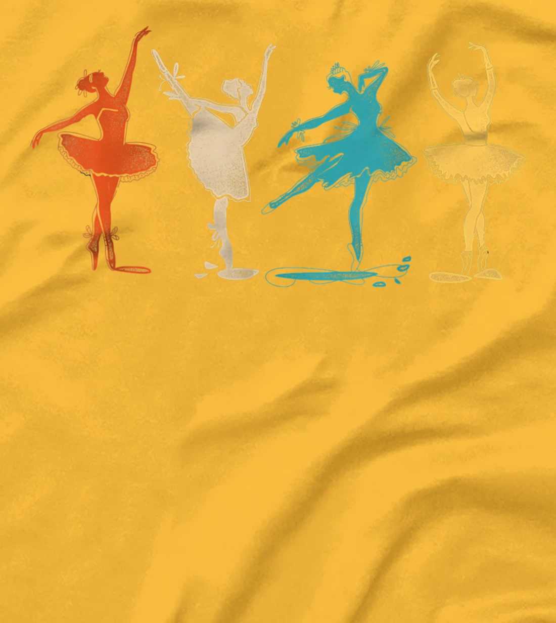 Ballet Dancer Dance Girl Ballerina Retro Vintage T-Shirt, Kid T-Shirt and Women T-Shirt