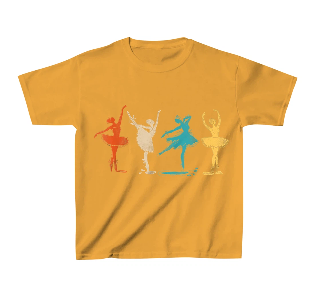 Ballet Dancer Dance Girl Ballerina Retro Vintage T-Shirt, Kid T-Shirt and Women T-Shirt