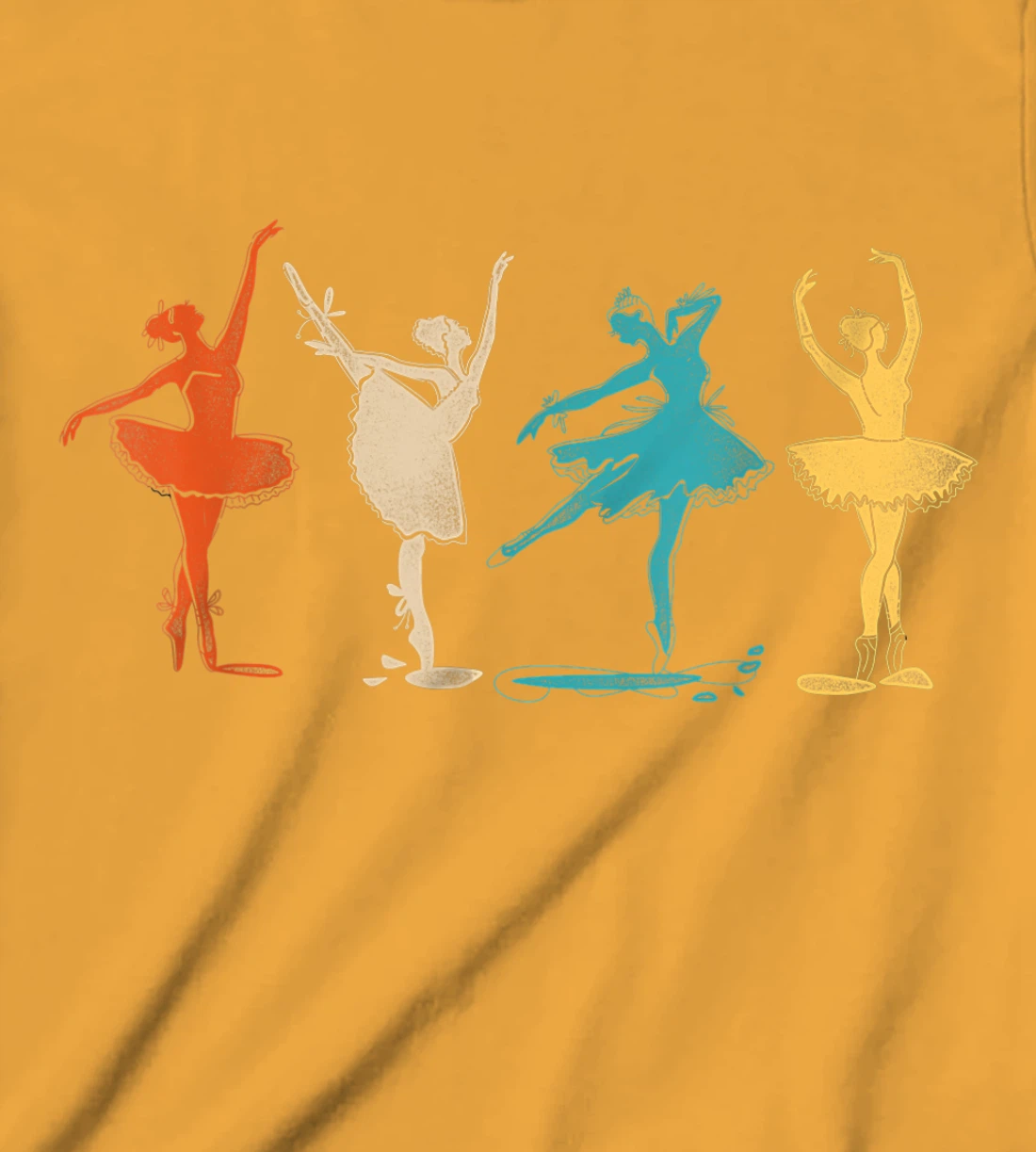 Ballet Dancer Dance Girl Ballerina Retro Vintage T-Shirt, Kid T-Shirt and Women T-Shirt