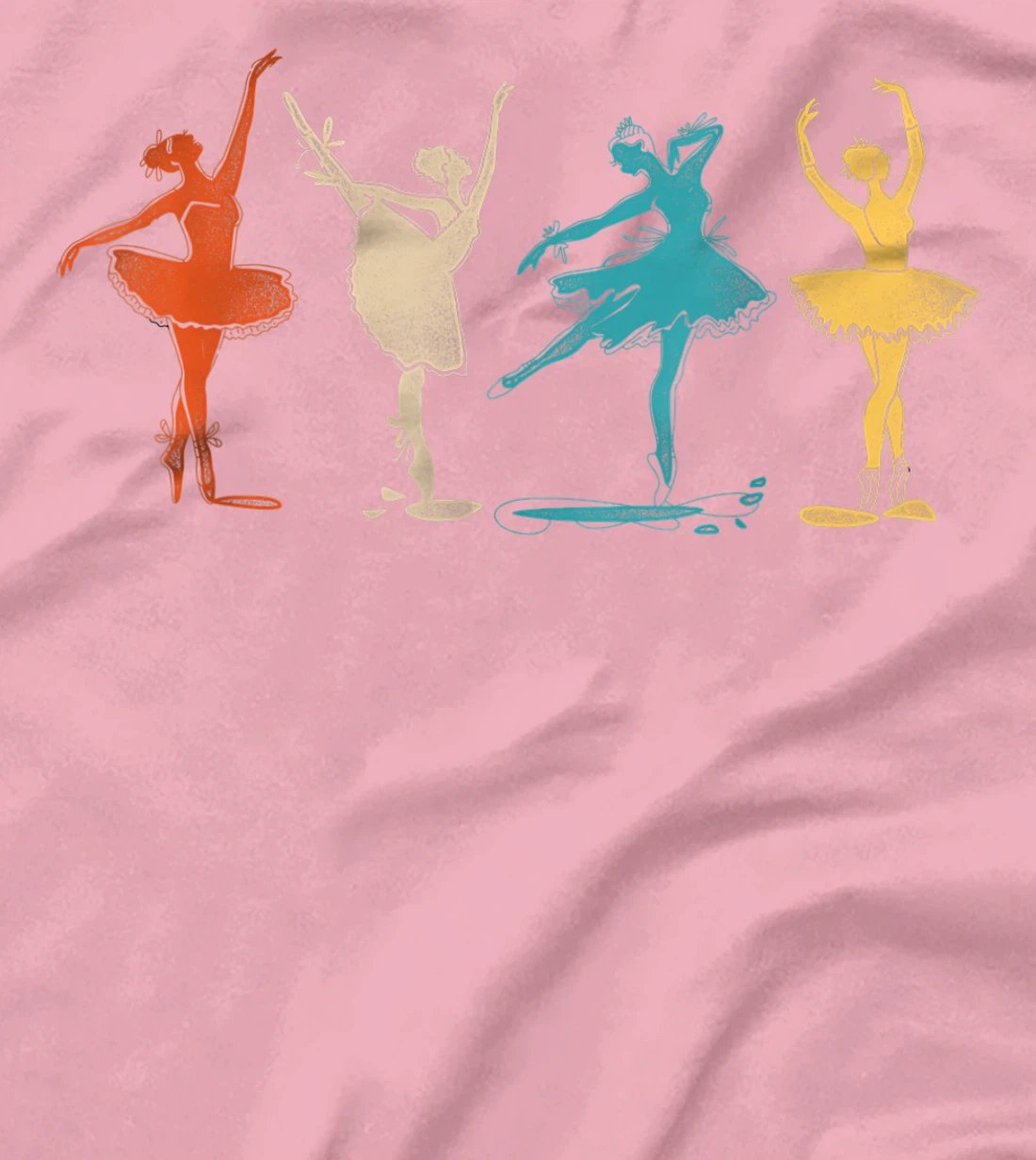 Ballet Dancer Dance Girl Ballerina Retro Vintage T-Shirt, Kid T-Shirt and Women T-Shirt
