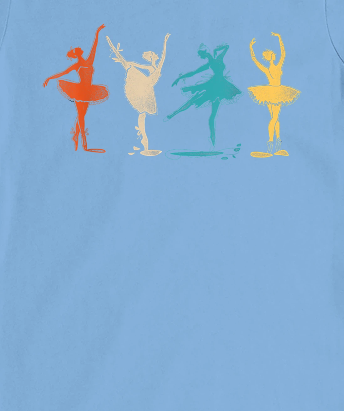 Ballet Dancer Dance Girl Ballerina Retro Vintage T-Shirt, Kid T-Shirt and Women T-Shirt