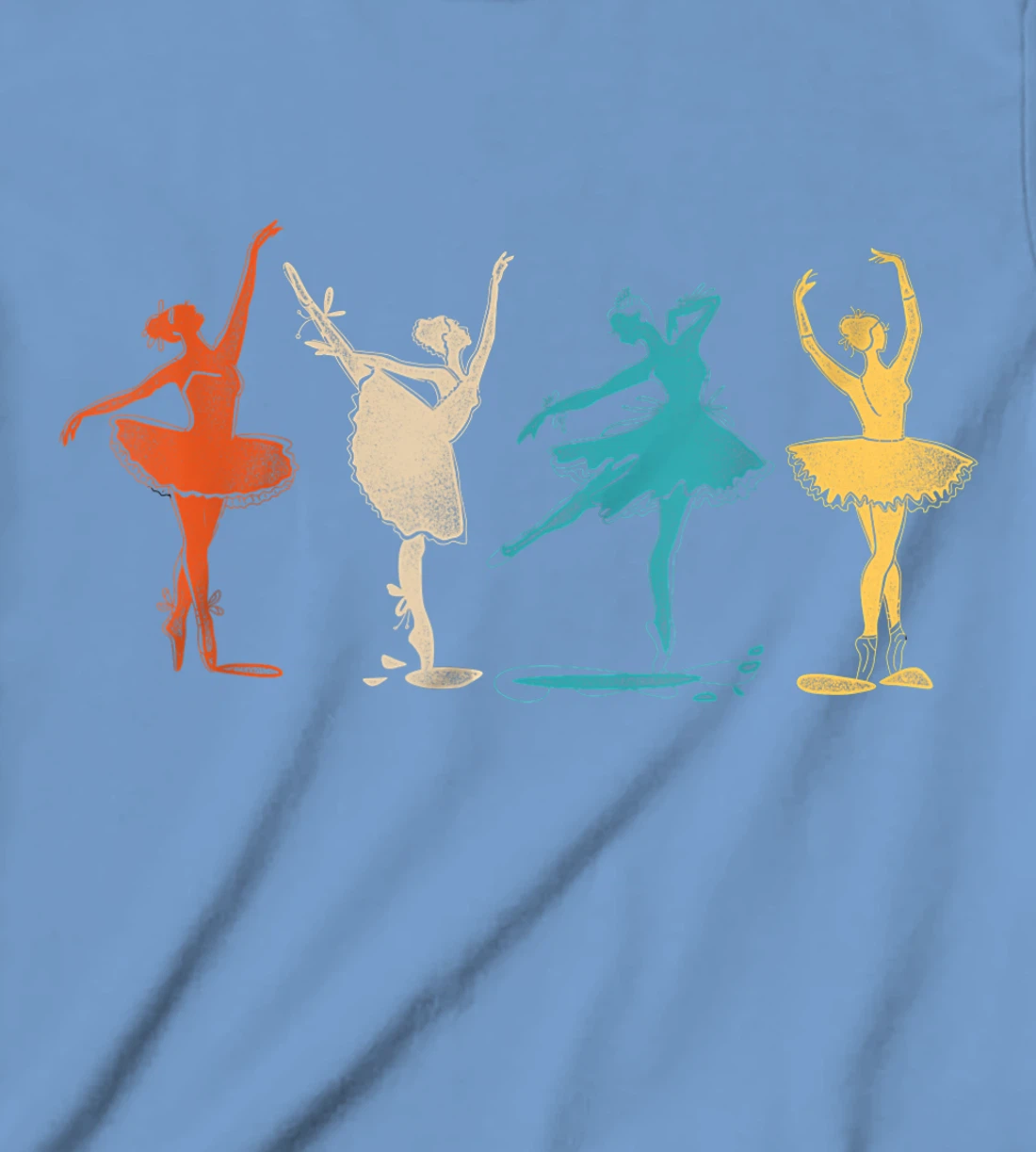 Ballet Dancer Dance Girl Ballerina Retro Vintage T-Shirt, Kid T-Shirt and Women T-Shirt