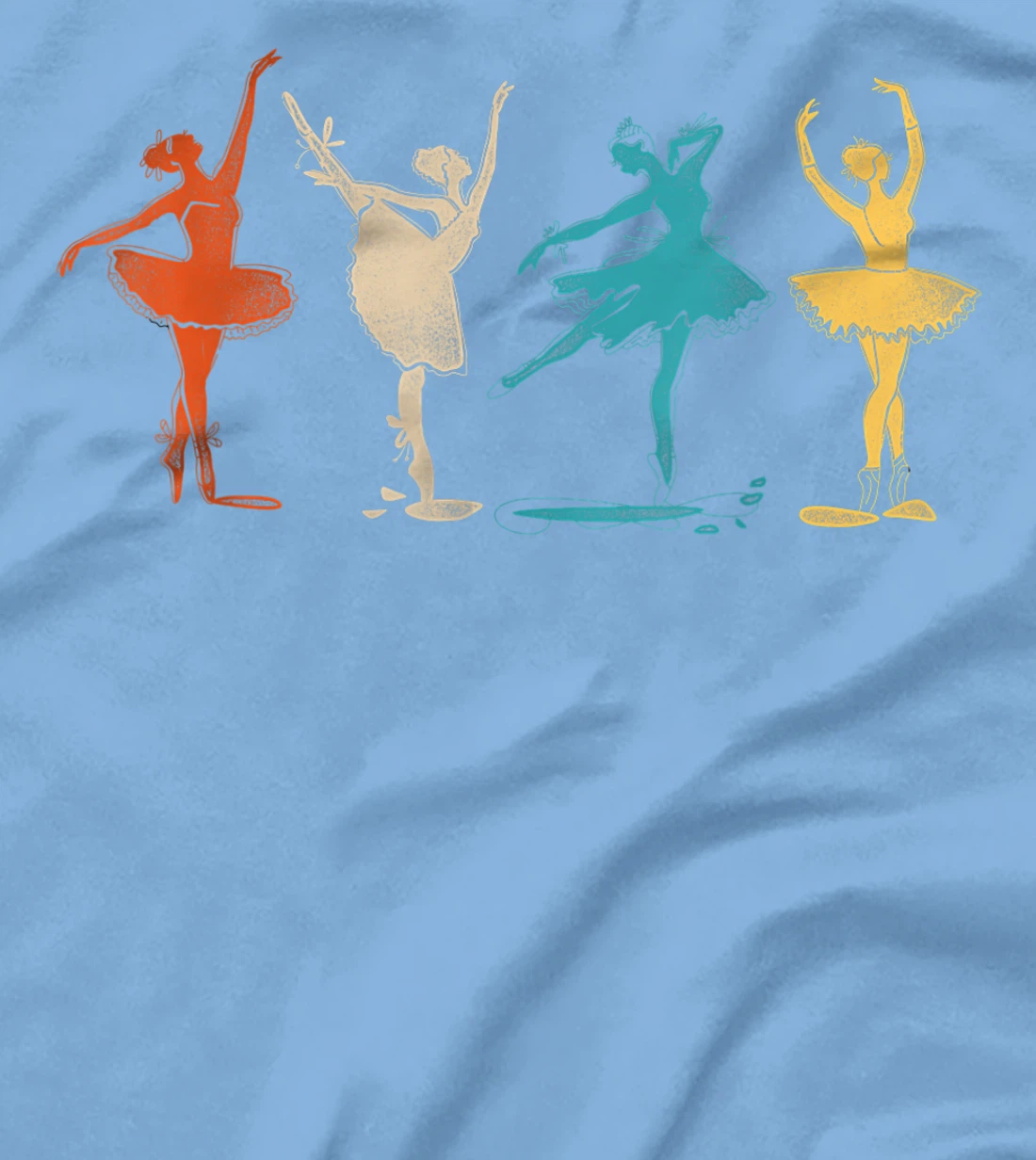 Ballet Dancer Dance Girl Ballerina Retro Vintage T-Shirt, Kid T-Shirt and Women T-Shirt