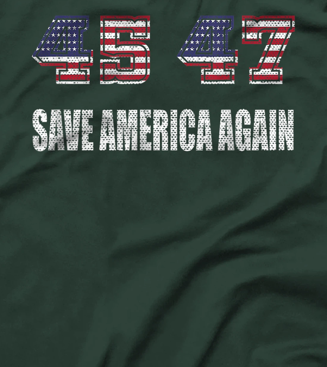 Vintage 45 47 Trump 2024 Election Save America Again T-Shirt