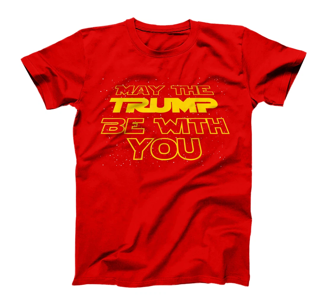 Men's Women's Kids May The Trump Be With You Graphic Design T-Shirt