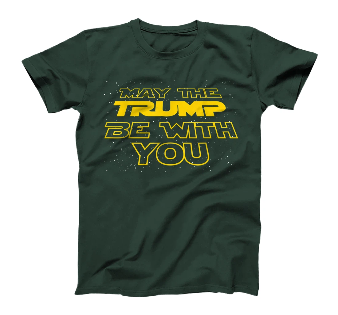 Men's Women's Kids May The Trump Be With You Graphic Design T-Shirt