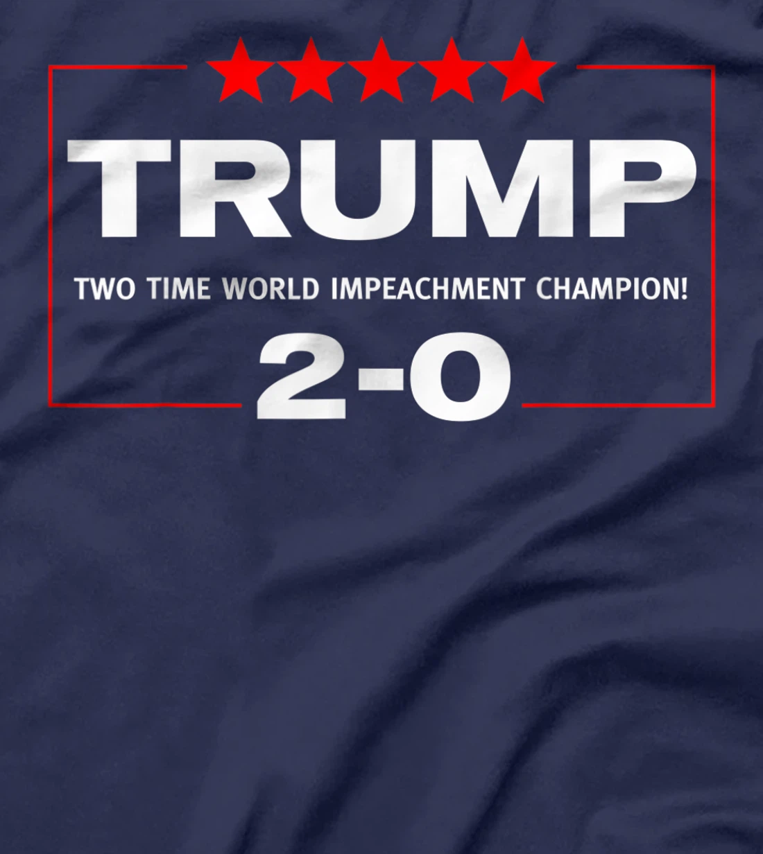 Funny Donald Trump Two Time Impeachment Champion MAGA 2024 T-Shirt