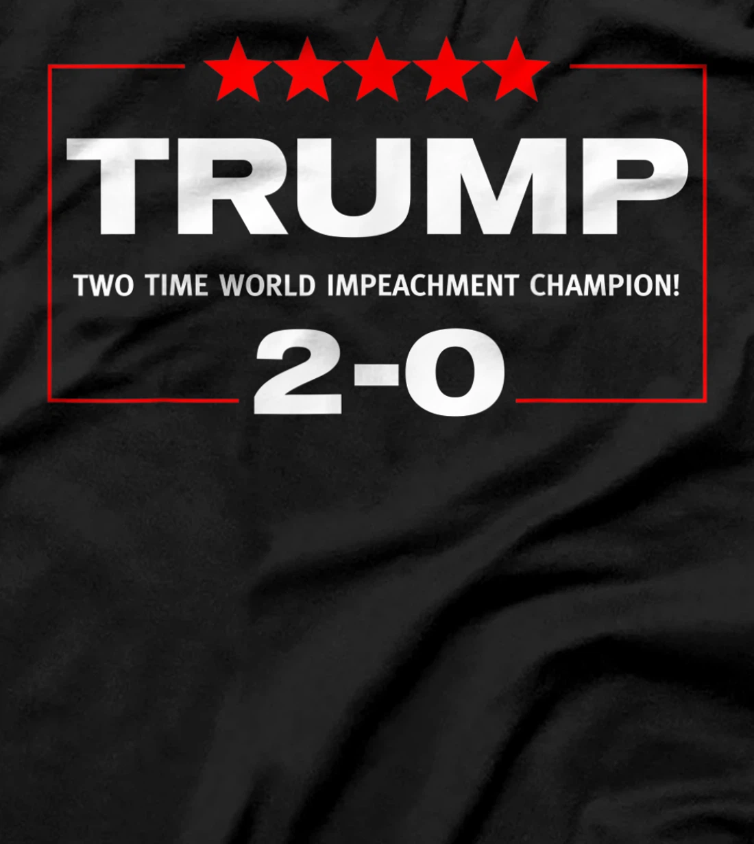Funny Donald Trump Two Time Impeachment Champion MAGA 2024 T-Shirt