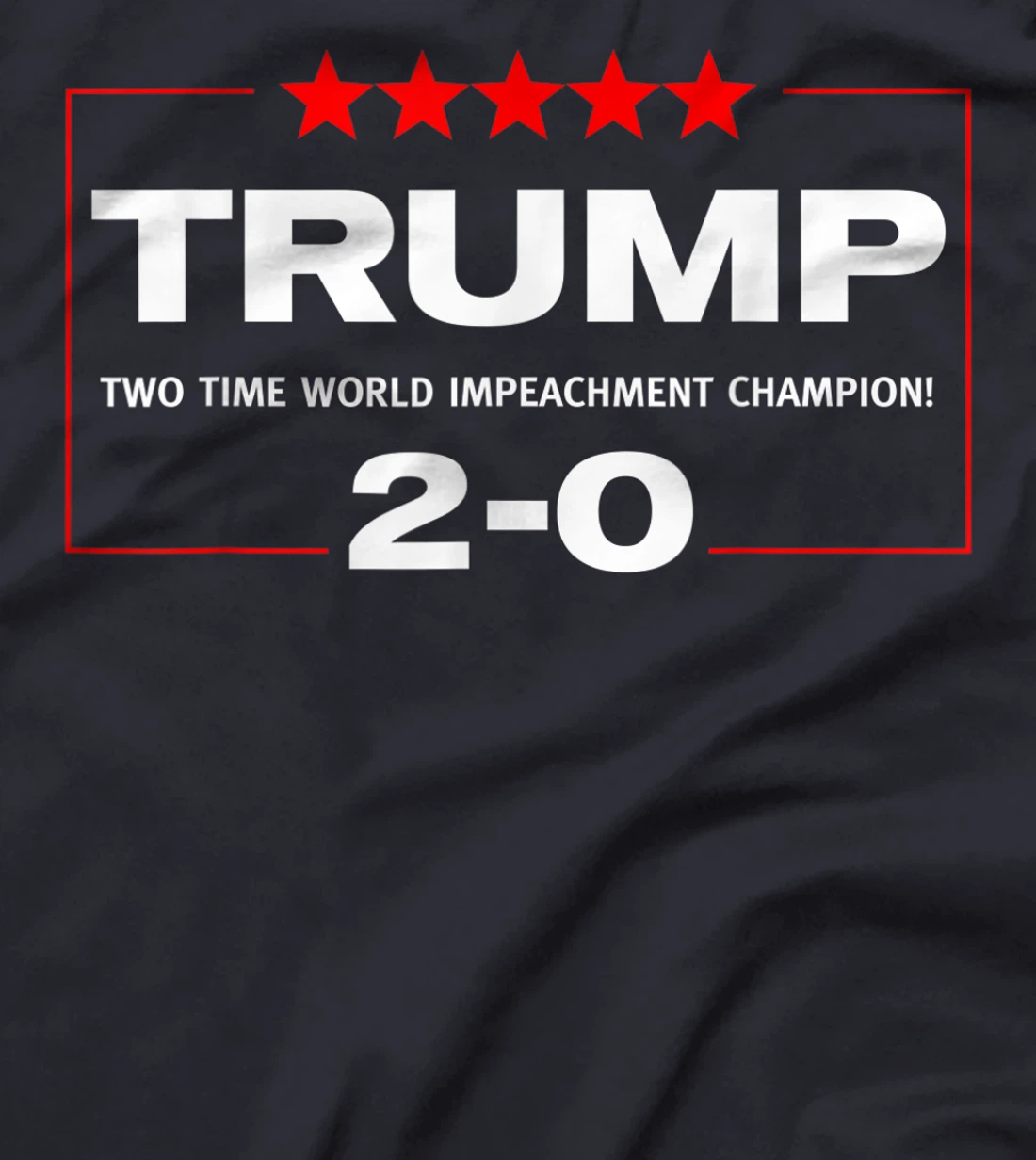 Funny Donald Trump Two Time Impeachment Champion MAGA 2024 T-Shirt