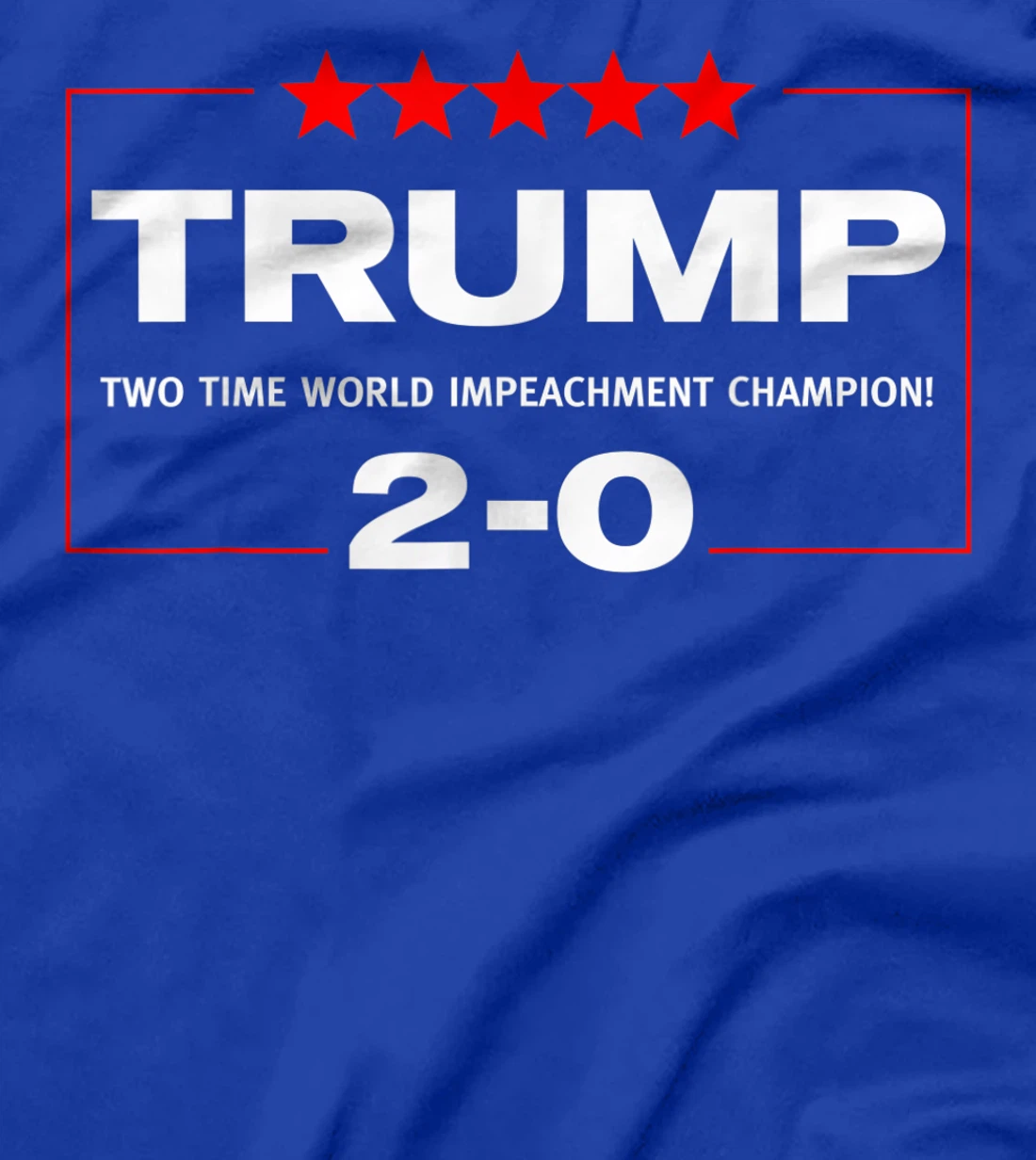 Funny Donald Trump Two Time Impeachment Champion MAGA 2024 T-Shirt