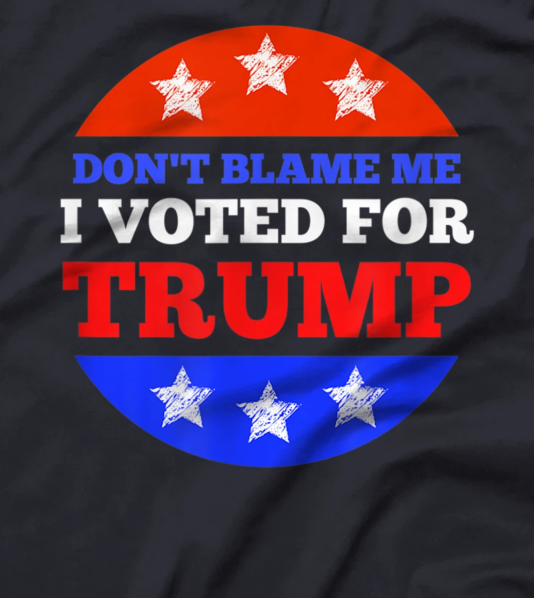 Don't Blame Me I Voted for Trump Conservative American T-Shirt