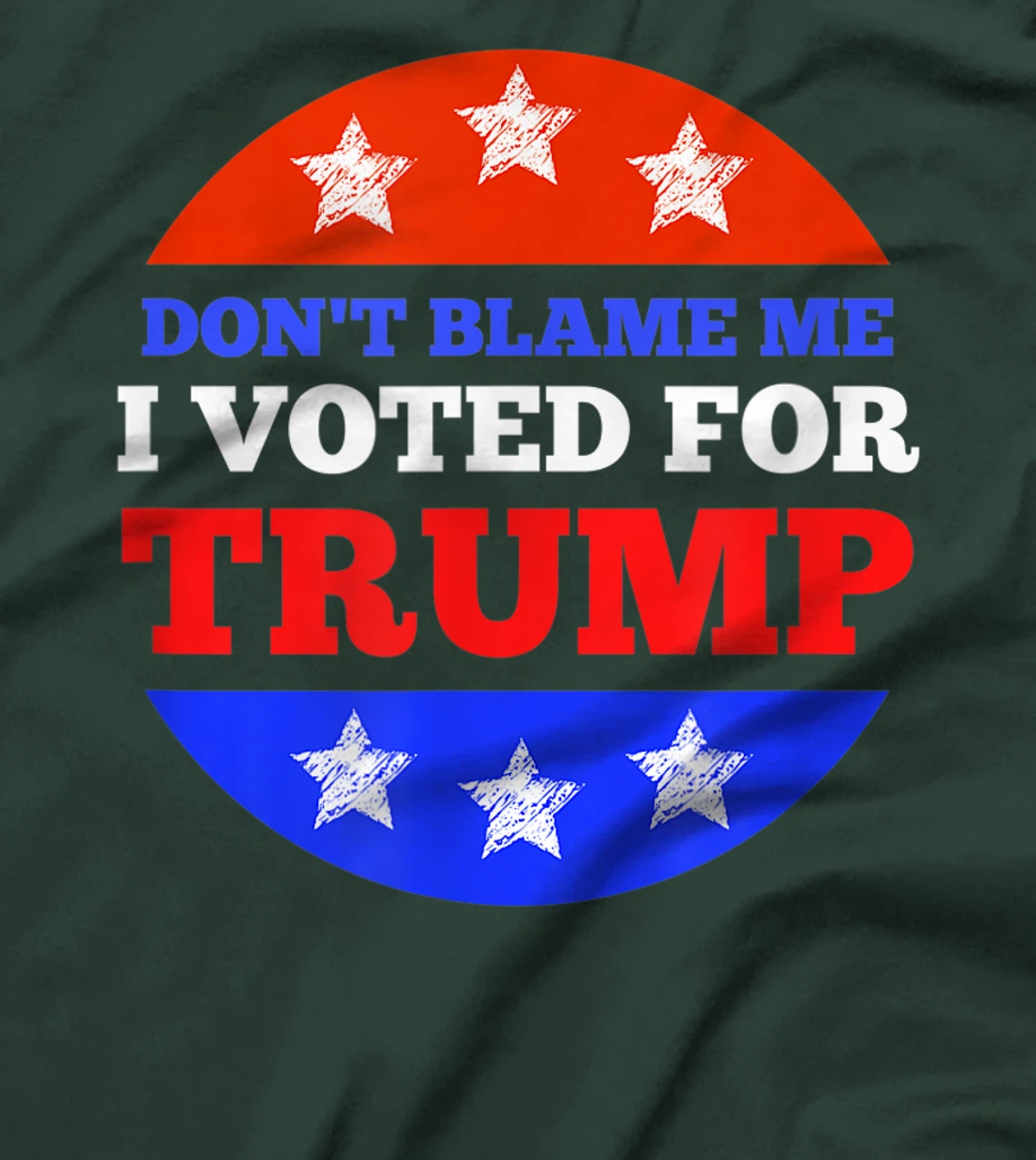 Don't Blame Me I Voted for Trump Conservative American T-Shirt