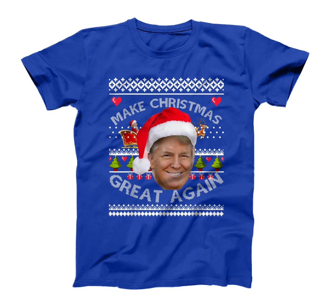 Funny Make Christmas Great Again Donald Trump Holiday Season T-Shirt