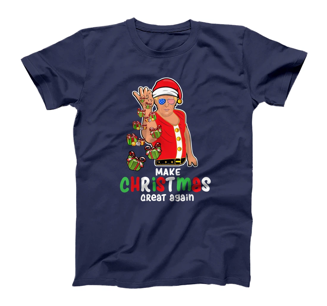 Funny Make Christmas Great Again Santa Trump Bae Xmas Gift T-Shirt