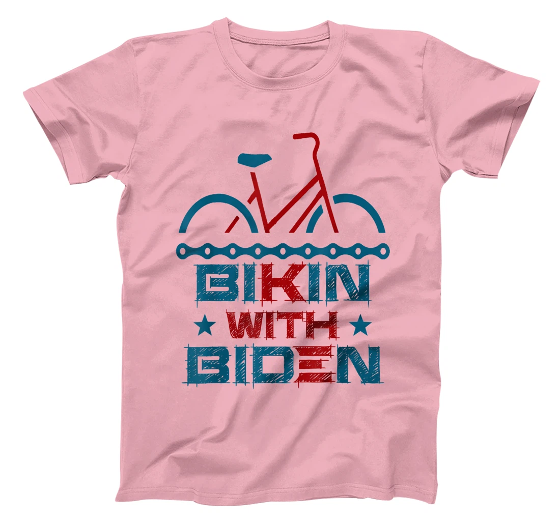Biking With Biden Trump Can't Ride A Bike T-Shirt T-Shirt