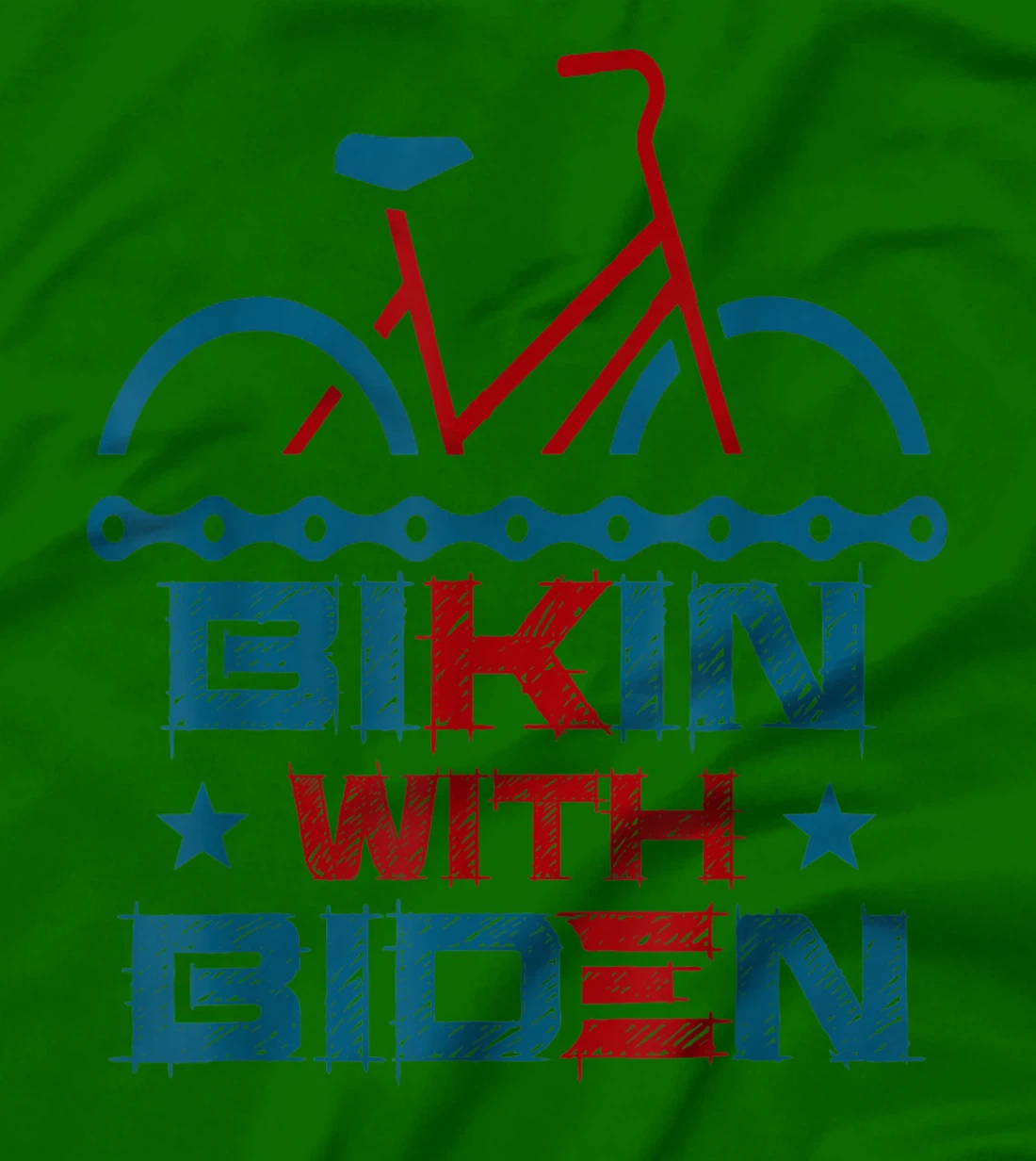 Biking With Biden Trump Can't Ride A Bike T-Shirt T-Shirt