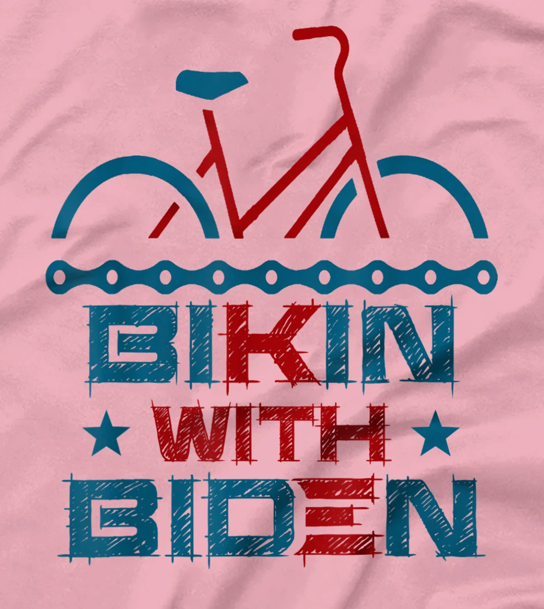 Biking With Biden Trump Can't Ride A Bike T-Shirt T-Shirt